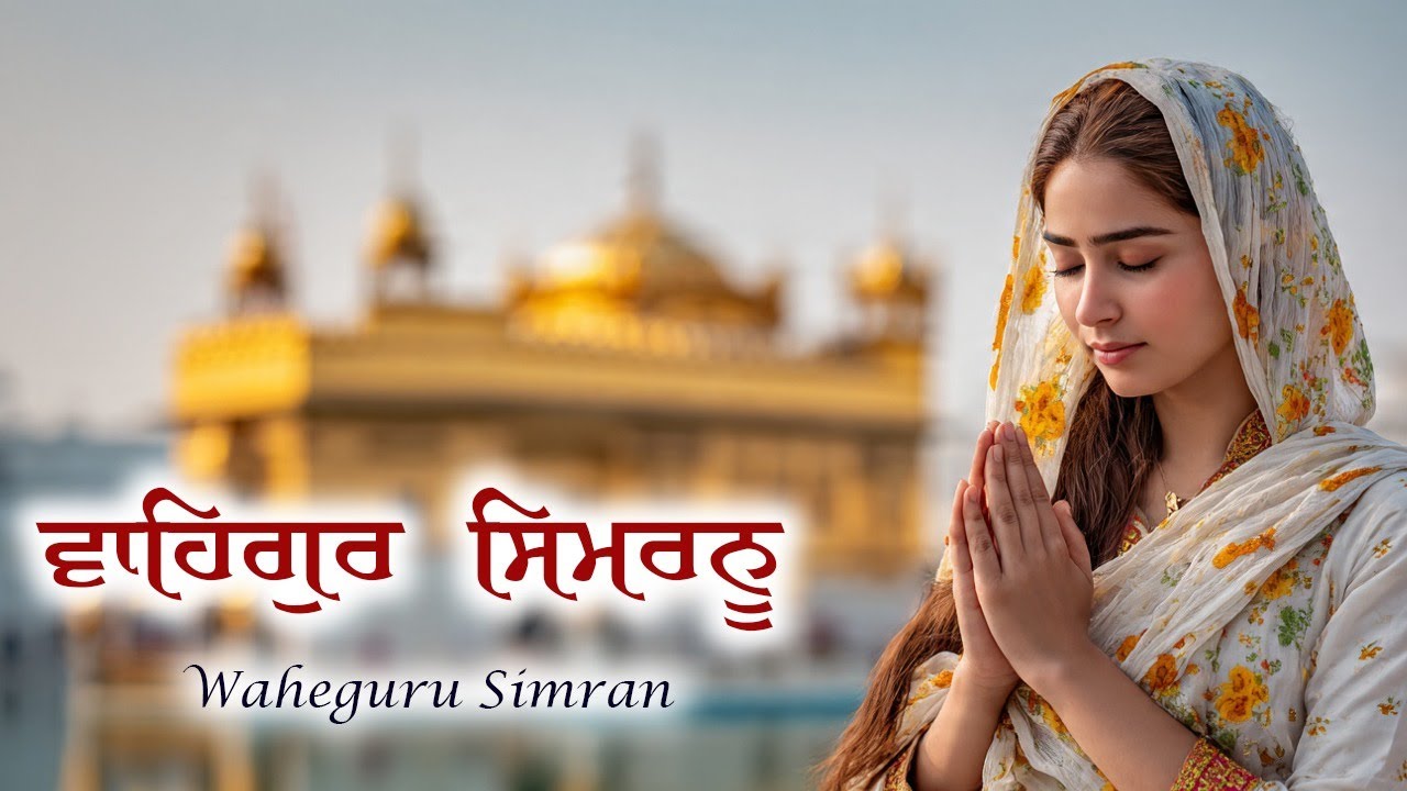 ਵਾਹਿਗੁਰੂ ਸਿਮਰਨ ~ Waheguru Simran ~ Best Relaxing Music #waheguru #waheguruji #meditation #wmk