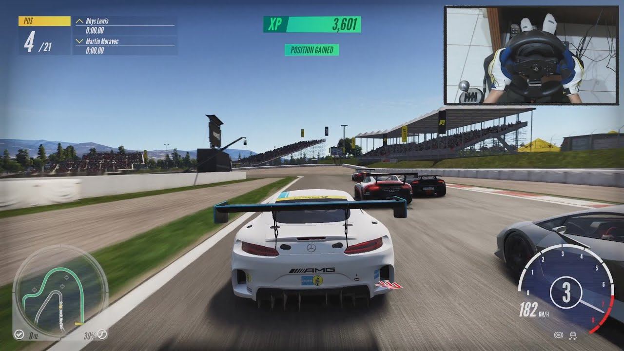 Project Cars 3 - Mercedes AMG GT3 | Thrustmaster T150 Pro | Steering Wheel Gameplay
