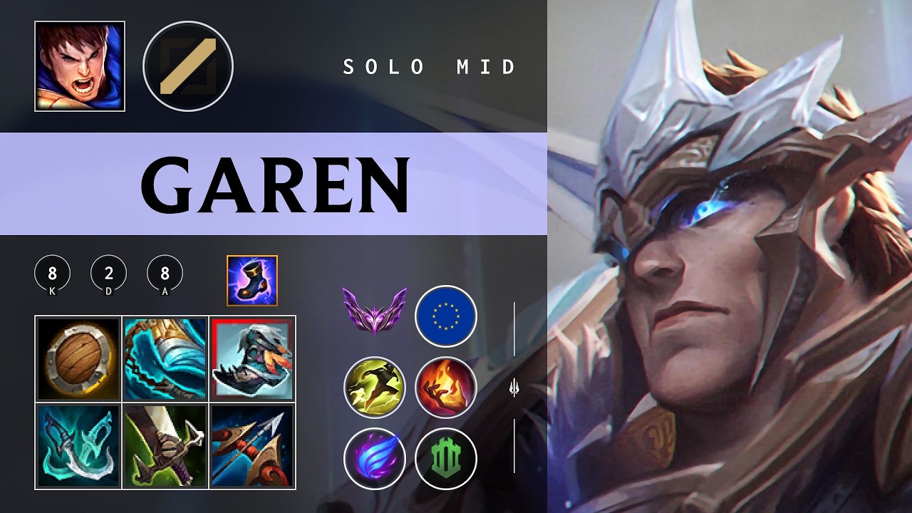 Garen Mid vs Kayle - EUW Master Patch 26.04