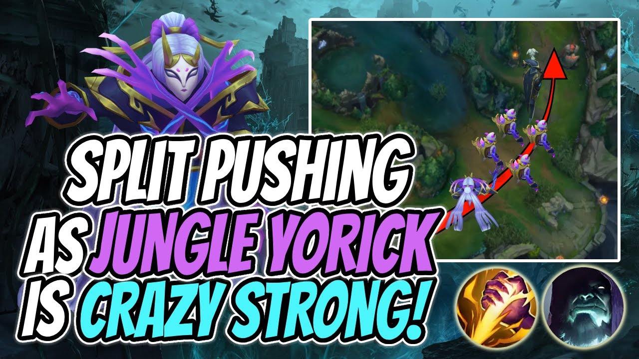 Jungle Yorick, but i let my top lane borrow my MAIDEN OF THE MIST to win the game!
