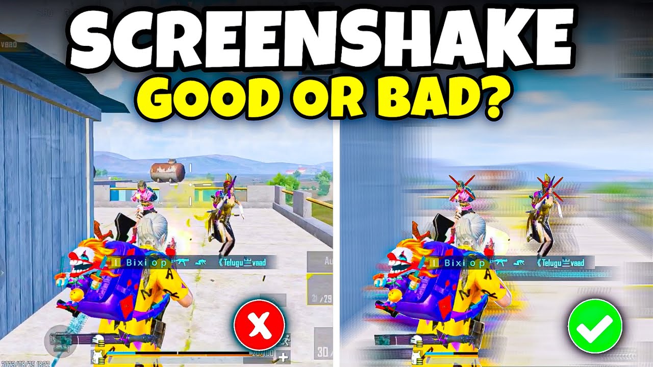 Secret ScreenShake Technique for Close Range | Improve Close Range | BGMI / Pubg Mobile
