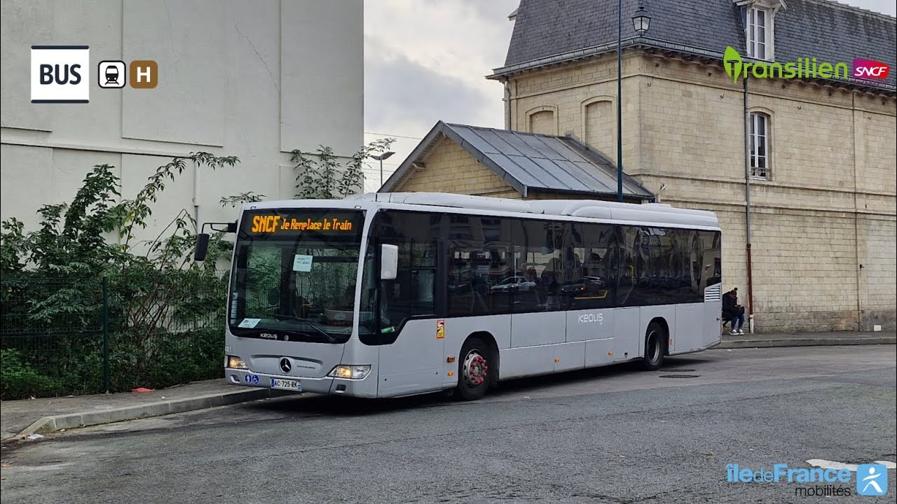 [Bus de remplacement Ligne H] Citaro LE Ü n°093331 – Pontoise à Ermont Eaubonne #idfmobilités