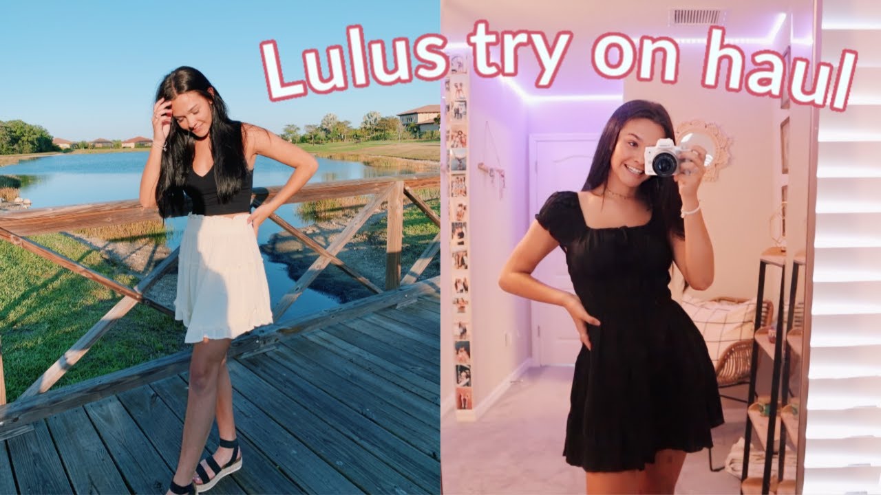 lulus online shopping try on haul | spring haul