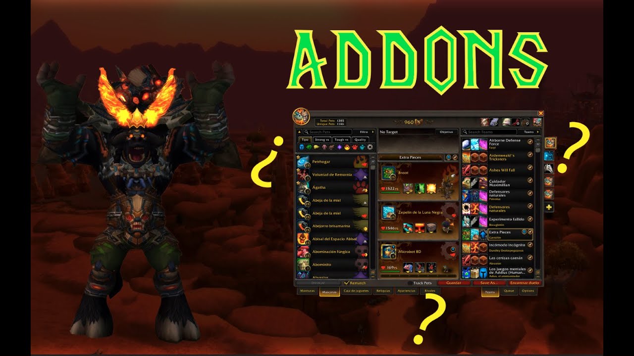 Addons Para Duelos de Mascotas! | Domando Azeroth