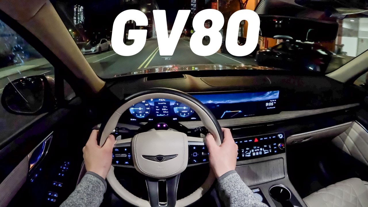 2025 Genesis GV80 | POV Night Drive