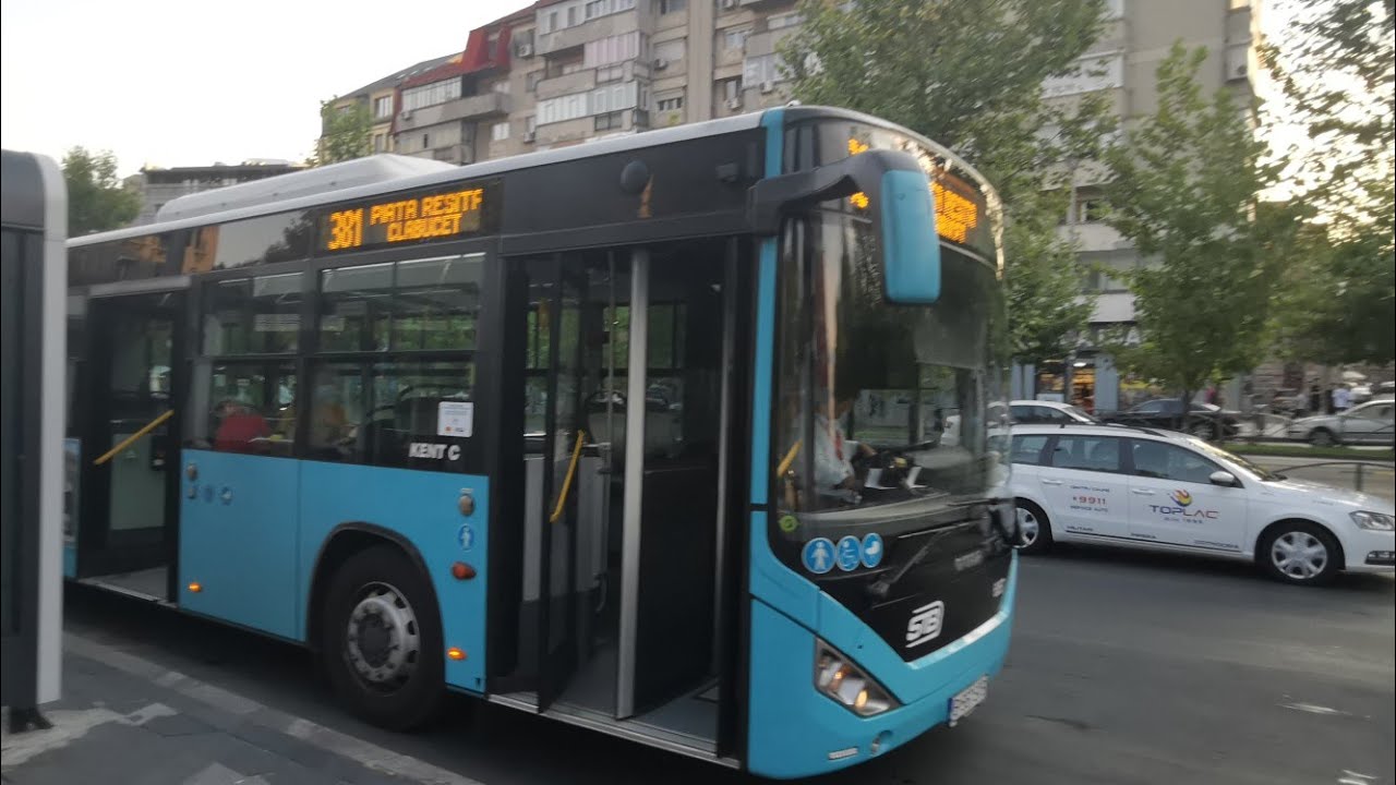 călătorie cu autobuzul otokar kent C-12 #6557 pe linia 381