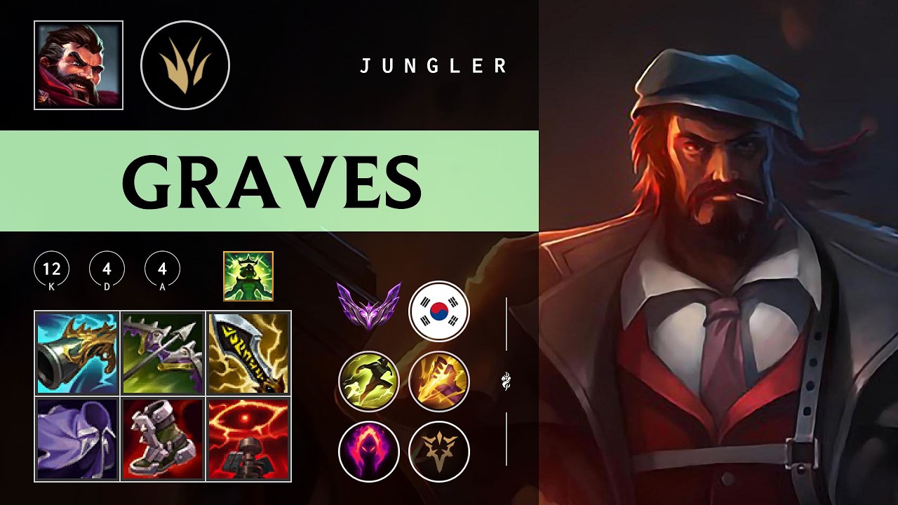 Graves Jungle vs Jayce - KR Master Patch 26.03