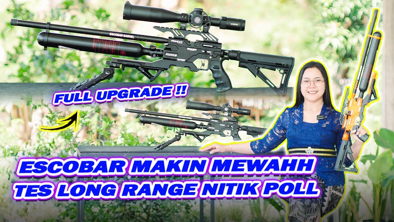 TAMPIL MAKIN GAHARRR!! TES AKURASI LONG RANGE PCP BOCAP PREDATOR 460CC ESCOBAR AIRRIFLE FULL UPGRADE