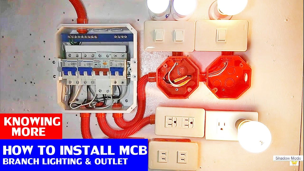 PAANO MAG INSTALL NG MCB DISTRIBUTION PANEL BOX