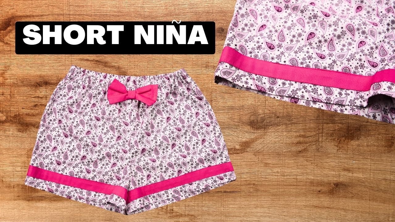 Cómo hacer un Short para niña DIY 2023
