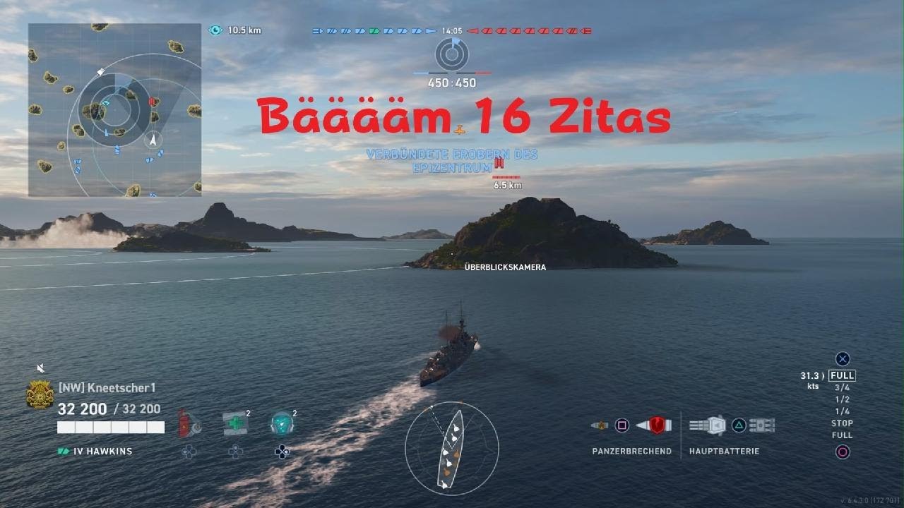 Hawkins 16 Zitas 🫠 World of Warships Legends