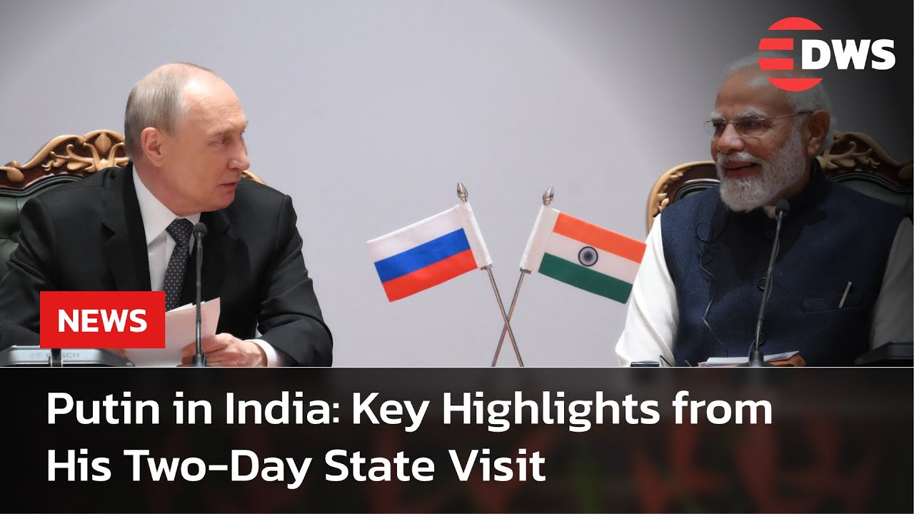 Highlights from Modi&ndash;Putin Summit: Key Decisions and Deals | DWS News | AC1F