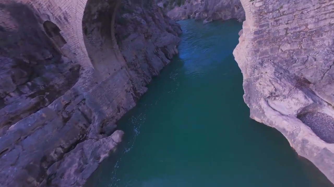 le pont du diable en hiver