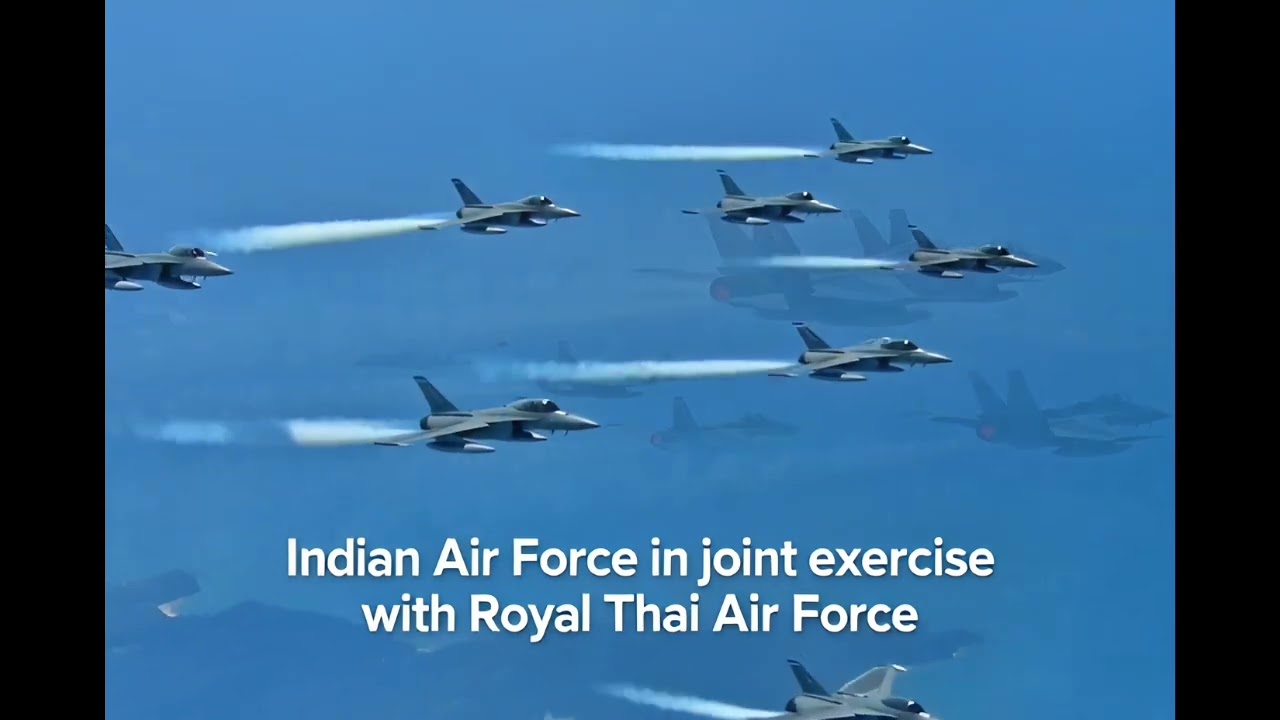 Indian Airforce conducted a joint exercise with Royal Thai Airforce 