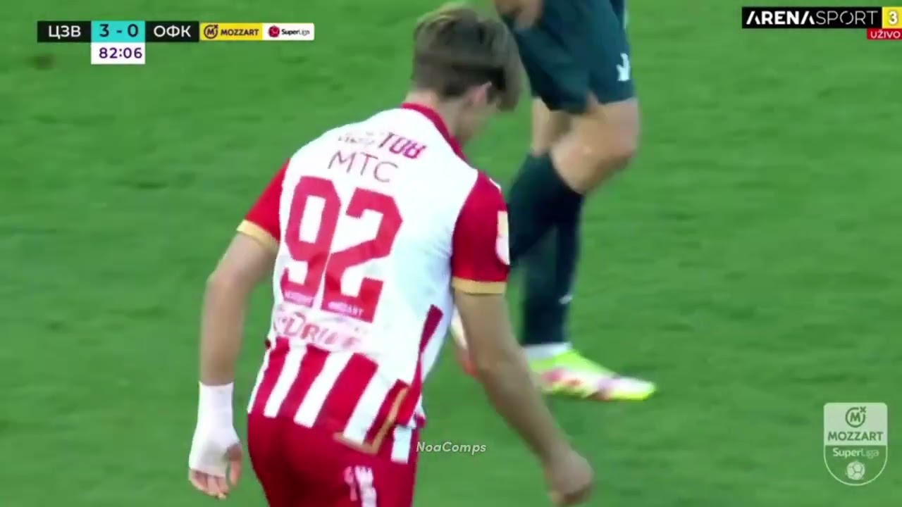 Vasilije Kostov vs OFK Beograd | Professional Debut With Crvena Zvezda 🔴⚪️