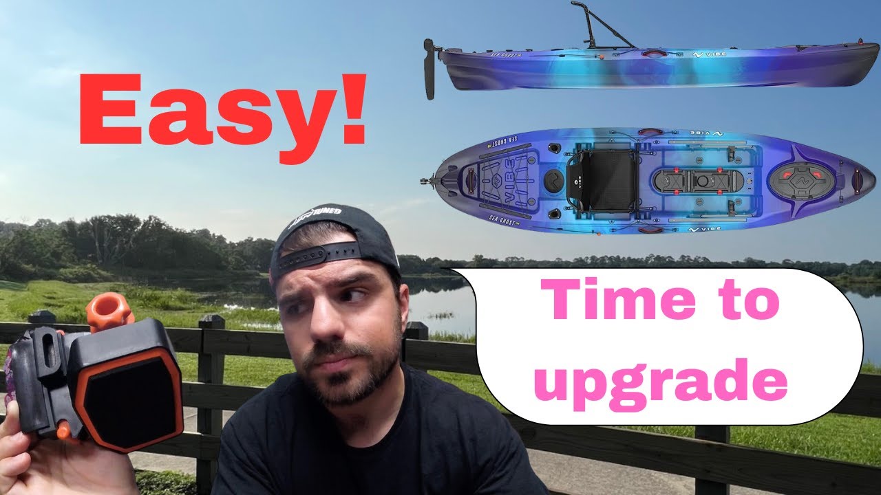 How to install Vibe FreeFlow Foot Braces on a Vibe Sea Ghost or Vibe Yellowfin