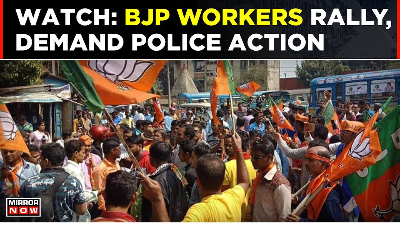 West Bengal: BJP Workers Protest Outside Matigara Police Station In Siliguri | Top News