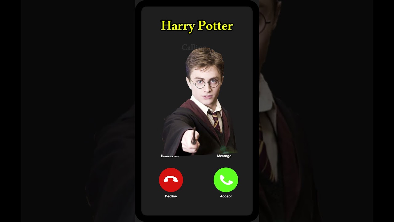 📱📞 OMG! 😱 harry Potter is calling you! Will you answer?