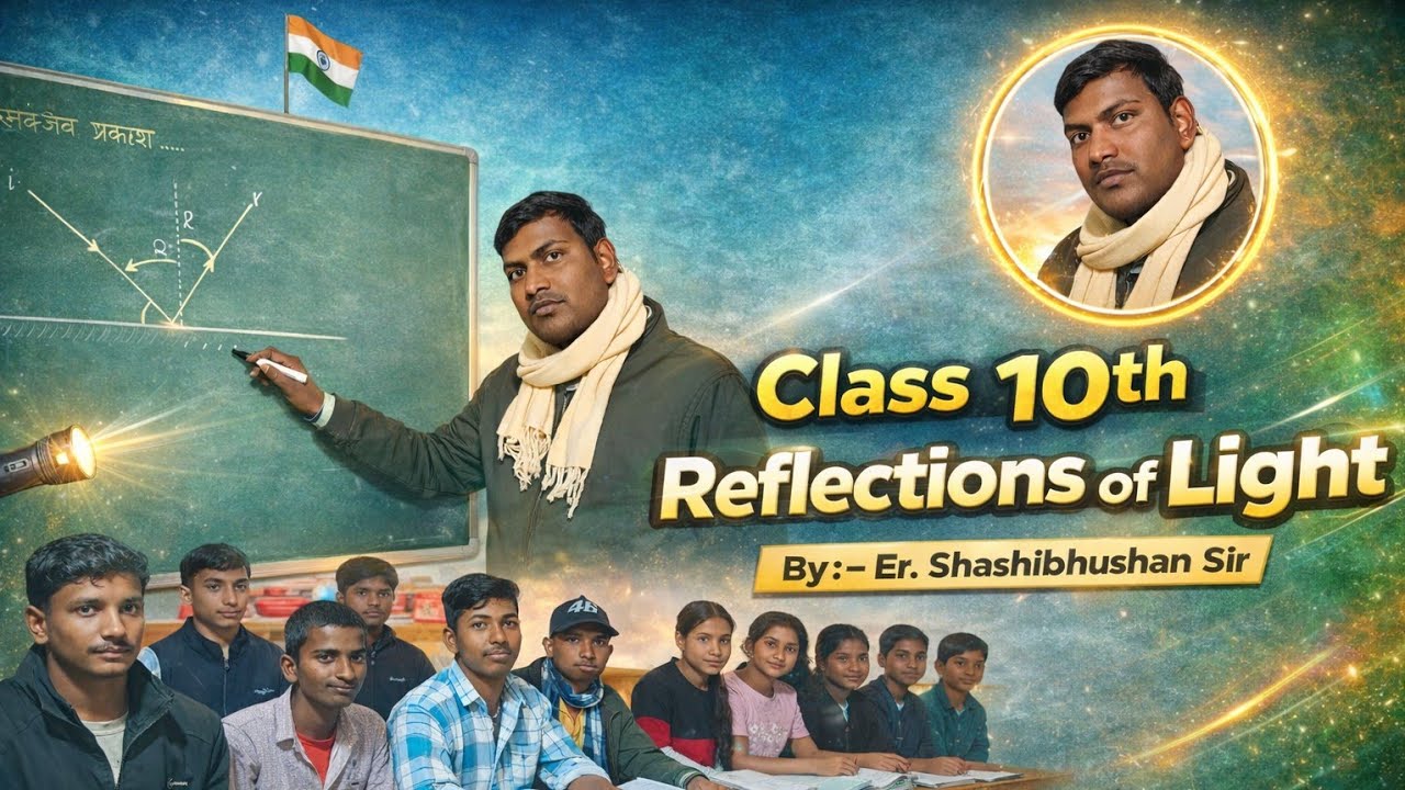 Reflaction of light in class 10th physics.