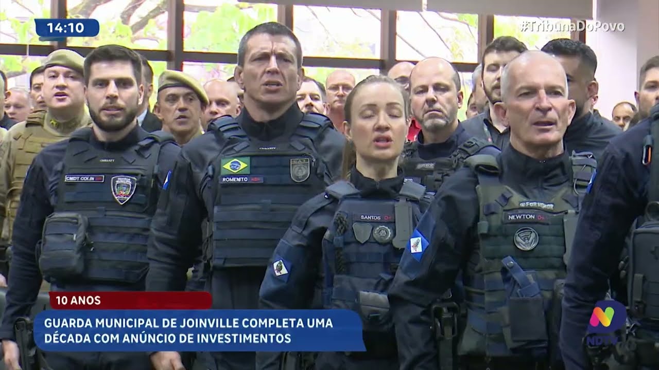 Guarda Municipal de Joinville celebra 10 anos com novos investimentos anunciados