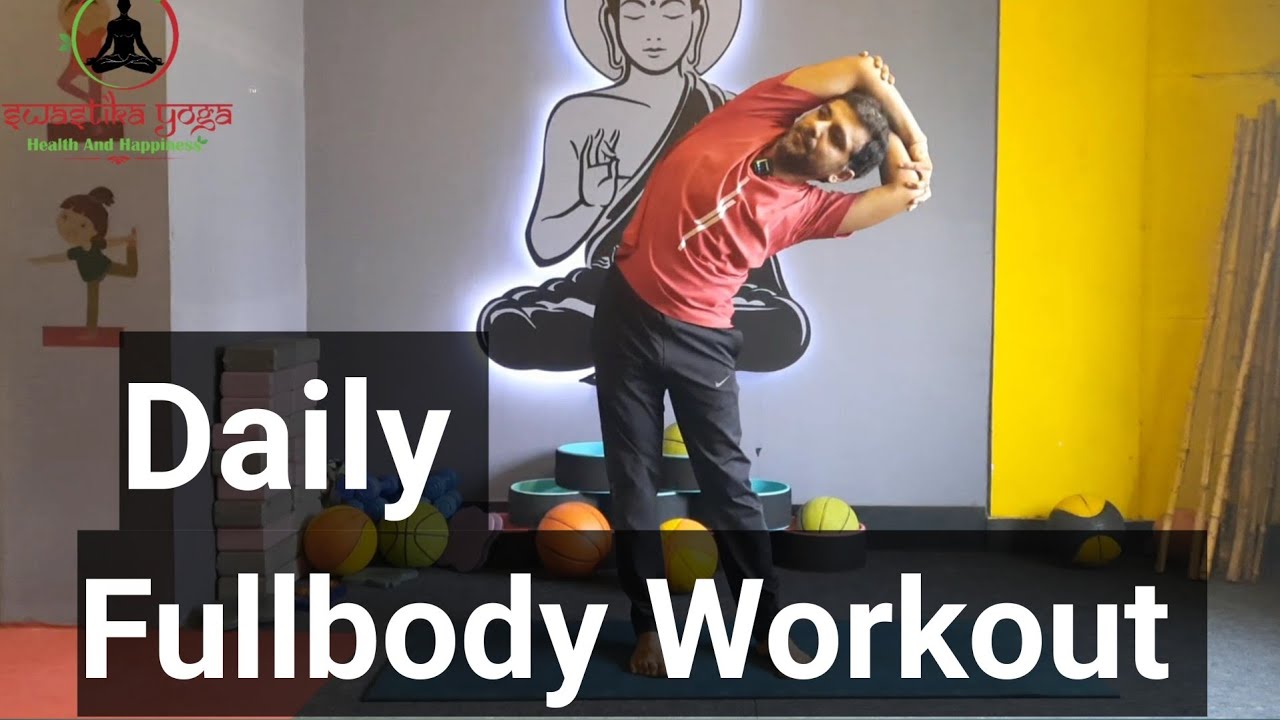 20 Min Daily FullBody Workout | Fullbody Yoga At Home | Exercise, Stretching & Pranayam