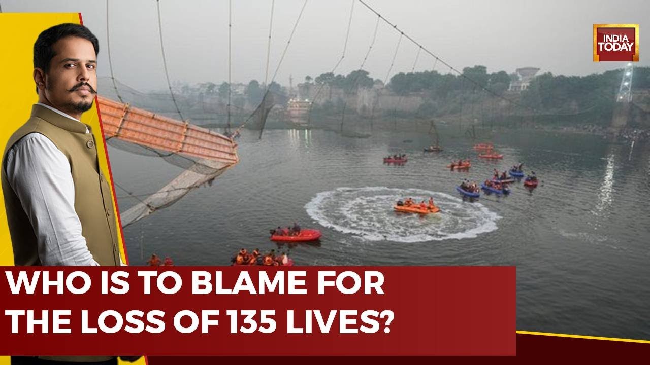 5ive Live With Shiv Aroor | Morbi Bridge Tragedy LIVE Updates | 135 Killed, Who Is Responsible?