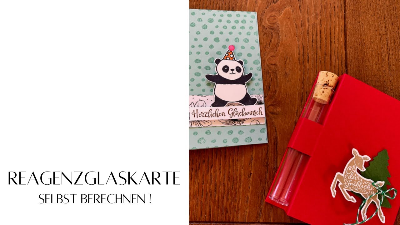 Reagenzglas Karte selbst berechnen - Video Hop mit Stampin’Up!