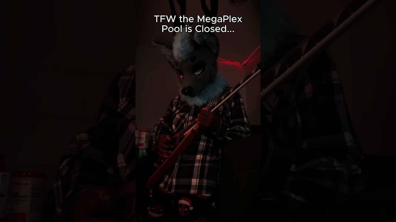 RIP Megaplex Pool 💔💔 #furry #fursuit #furries #cosplay #funny