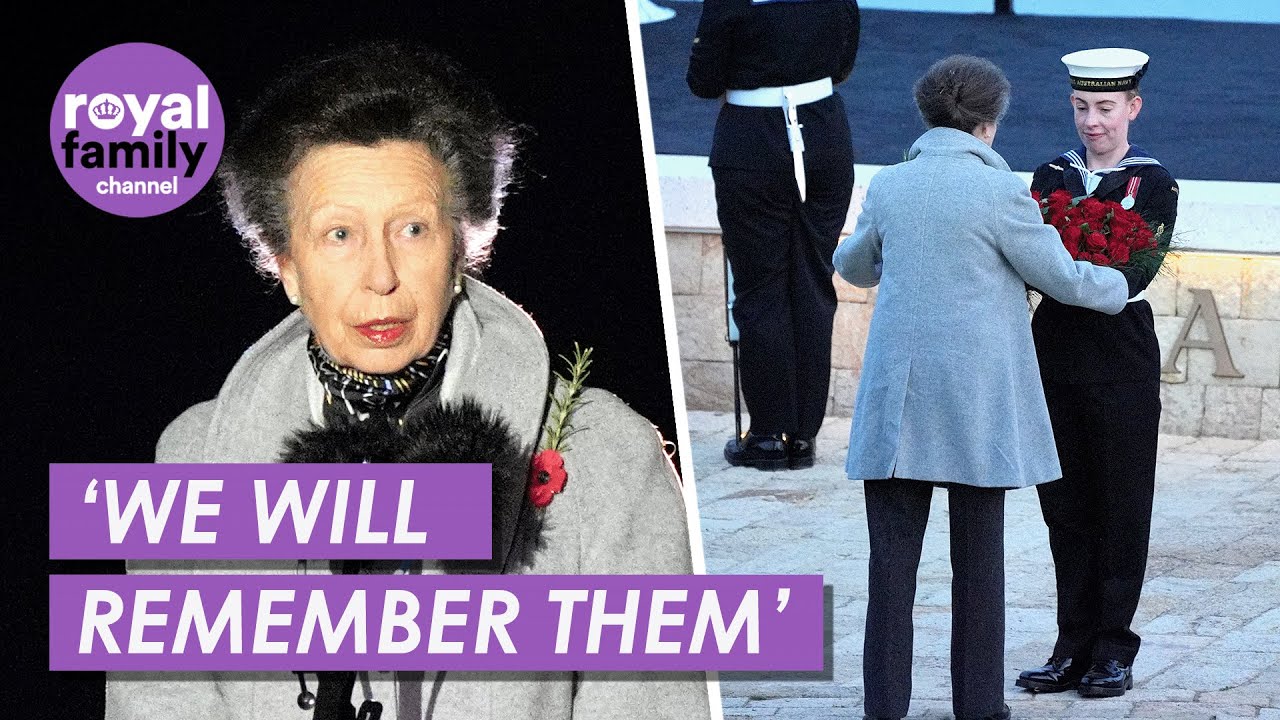 Princess Anne Lays Wreath in Emotional Gallipoli Tribute