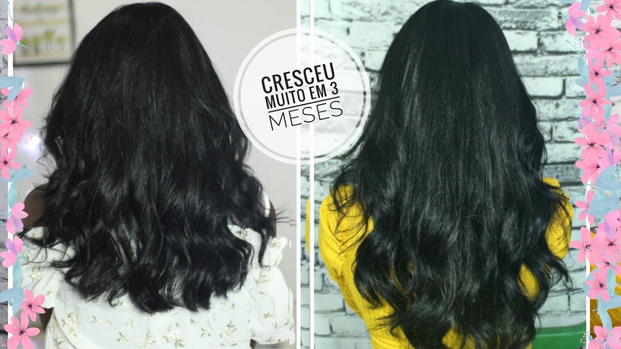 COMO FIZ MEU CABELO CRESCER EM 3 MESES