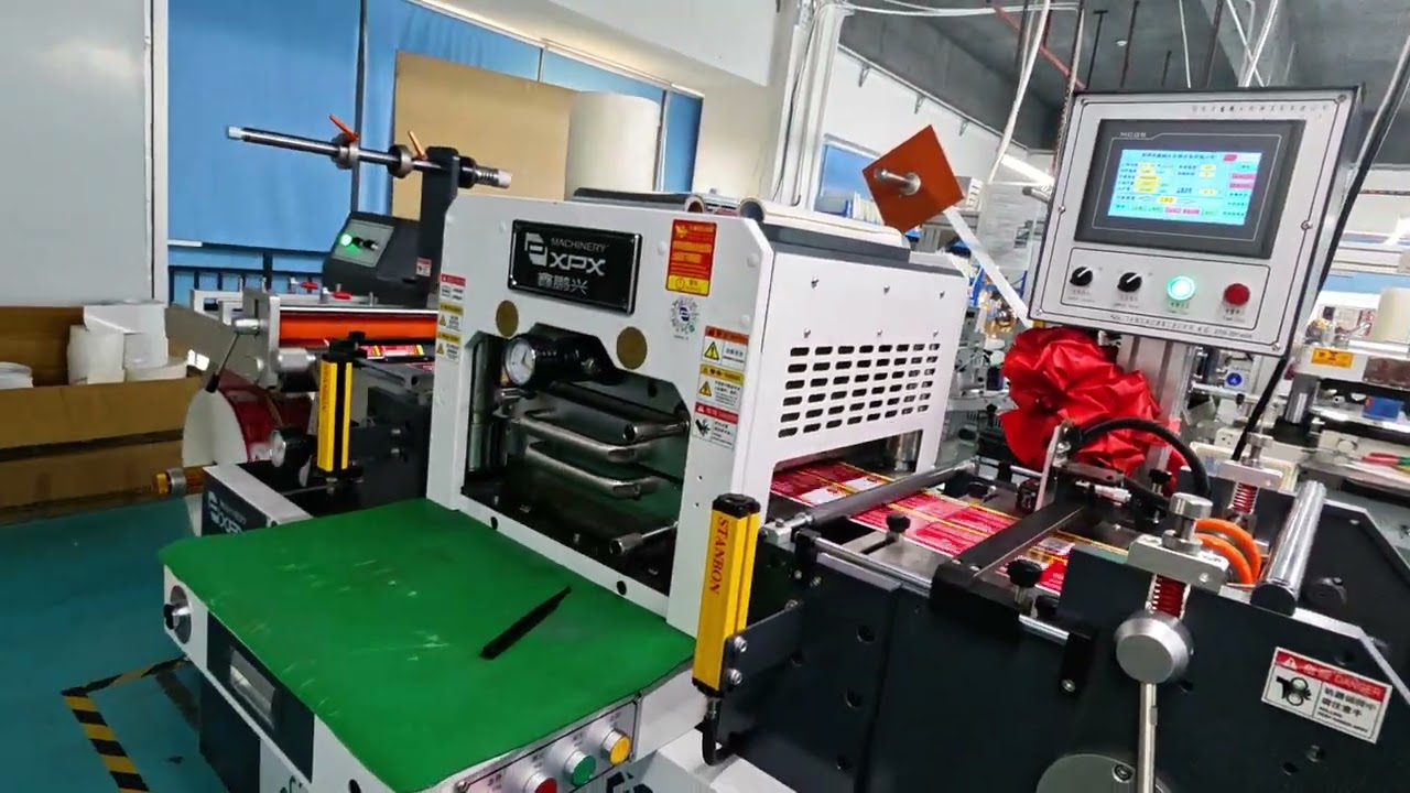 SD330 high speed running at customers factory 🏭  #label  #diecuttingmachine #labelmachine 