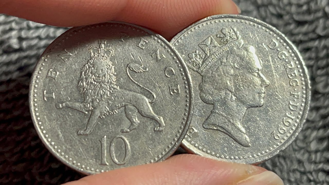1992 United Kingdom 10 Pence 10p Coin &bull;&nbsp;Values, Information, Mintage, History, and More
