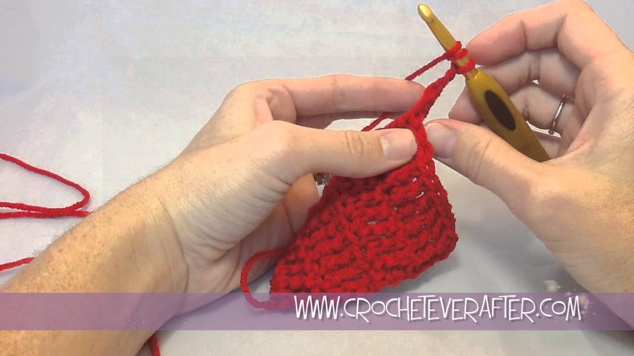Treble Crochet Tutorial #6: TR in Front Loop Only