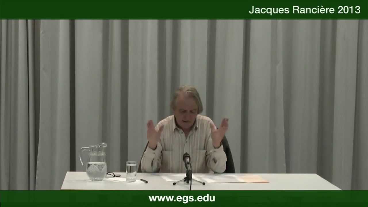 Jacques Rancière. Literary Communities. 2013
