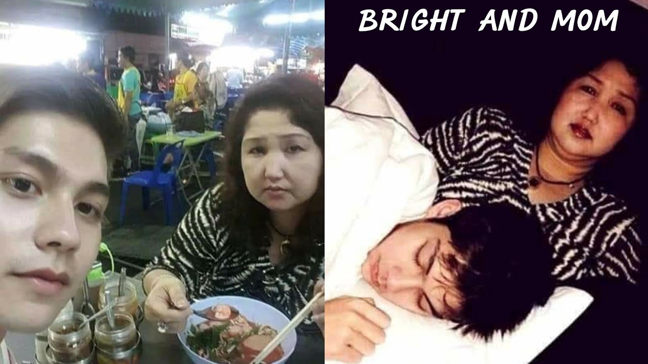 Bright Vachirawit and Mom moments