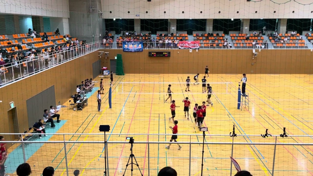 2023.7.24【中学名古屋市総体3位決定戦】伊勢山中vs萩山中　①25-21