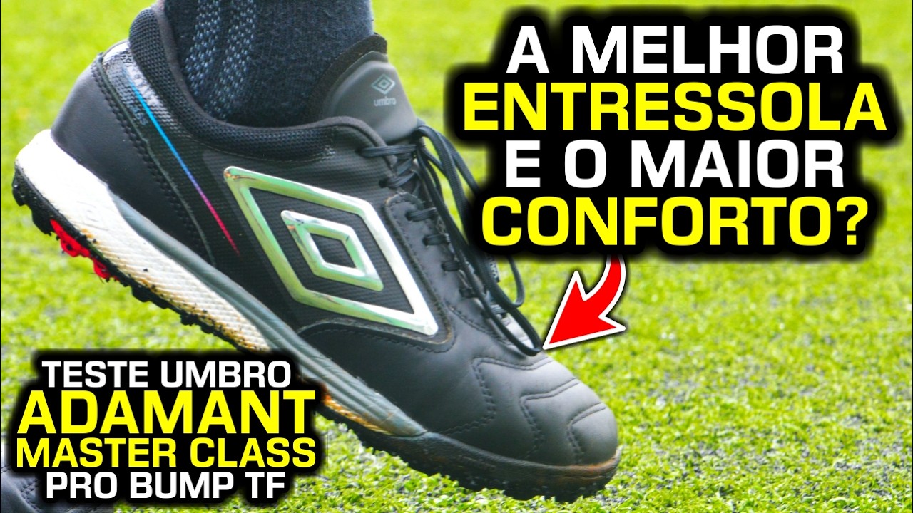 Quase PERFEITA? - Teste chuteira society Umbro Adamant Master Class Pro Bump TF