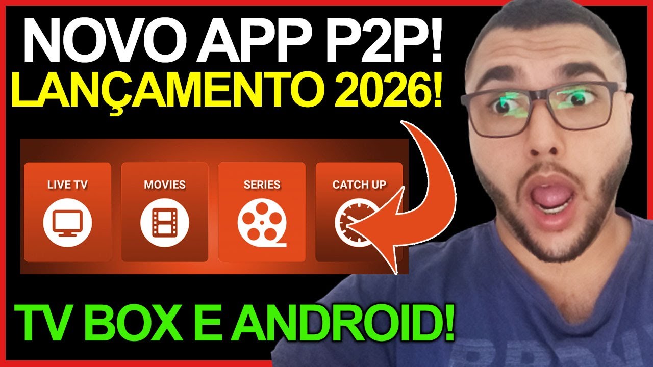Melhor p2p Para TV BOX e TV ANDROID! Melhor iptv p2p para TV TCL! Melhor iptv p2p 2026