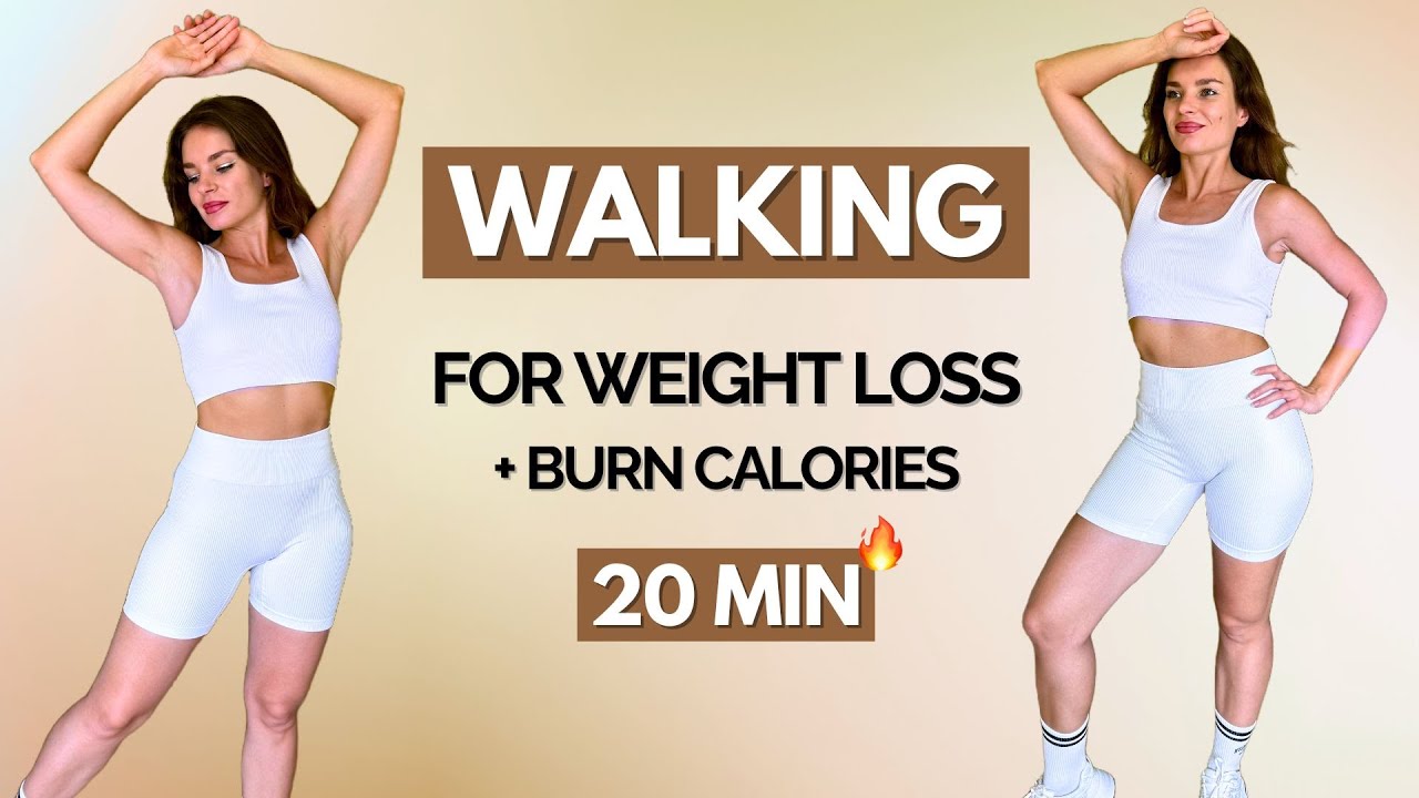 20 MIN WALKING WORKOUT – Burn Fat with 2000 Steps | Easy At Home Cardio for Weight Loss