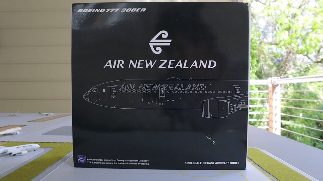 JC Wings Air New Zealand 777-300ER | 1:200 Scale |Unboxing & Review | SPONSORSHIP