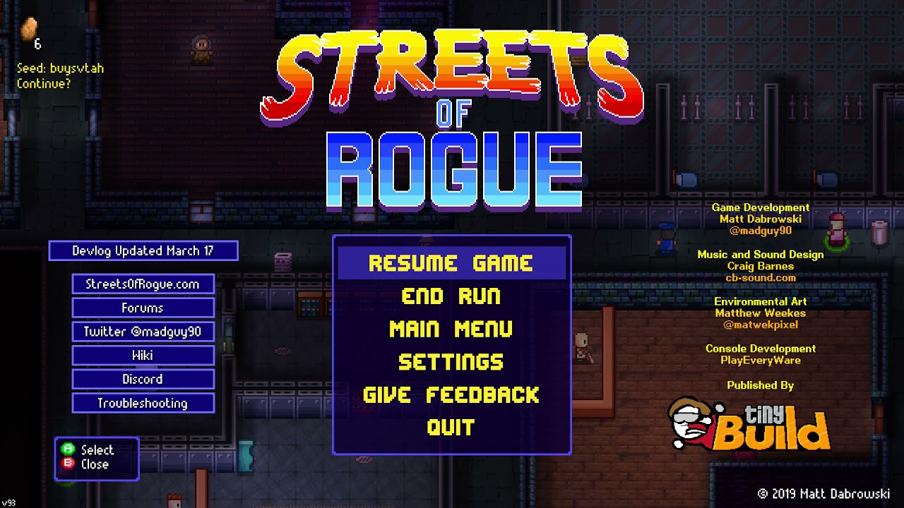 Streets of Rogue - Gameplay (PC/UHD)