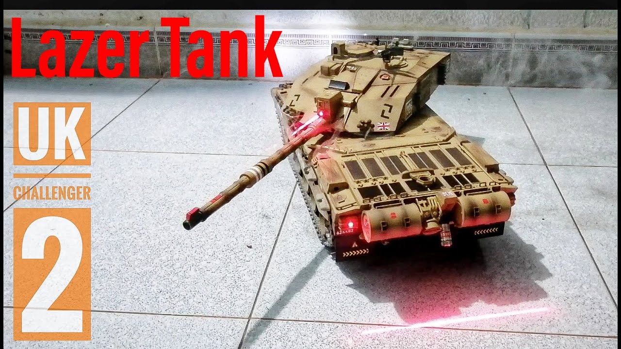 Rc Tank UK Challenger II Heng Long 1/16 3908-1 TK6.0S Lazer Light #05