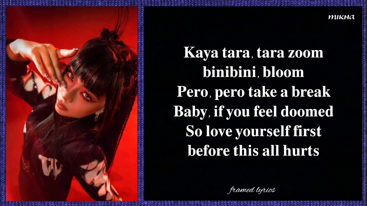 BINI - Strings Lyrics (Framed)