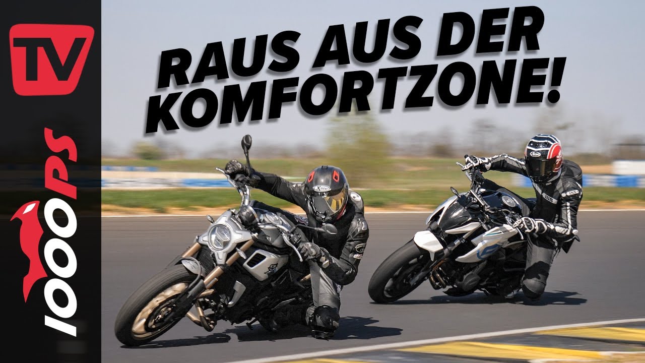 Mit Stoppelreifen und 56 PS am Ring? Rennstreckenvergleich CFMOTO 700 CL-X vs. CFMOTO 650 NK