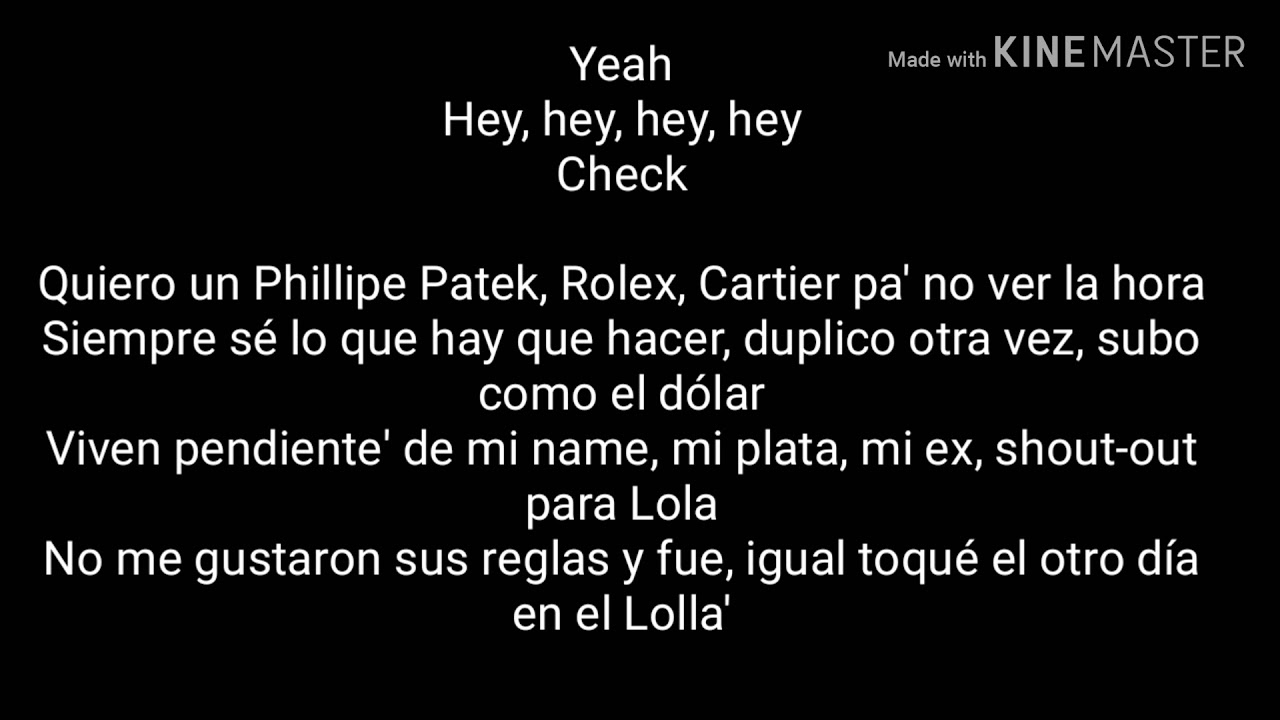 Goteo- letra duki