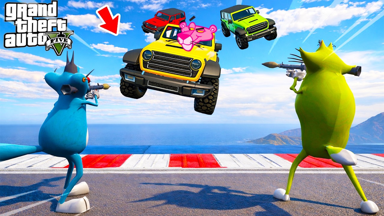 OGGY Pranking EVERYONE TO WIN 🤣🤣 In RPG VS FLYING CARS Challenge😱! GTA5