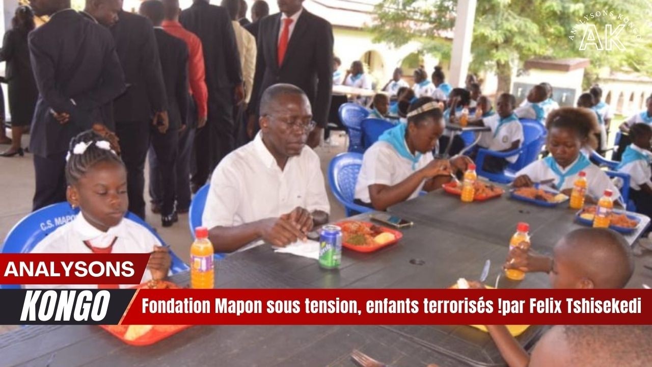 🔥🚨Fondation Mapon sous tension, enfants terrorisés !par Felix Tshisekedi  😱📢