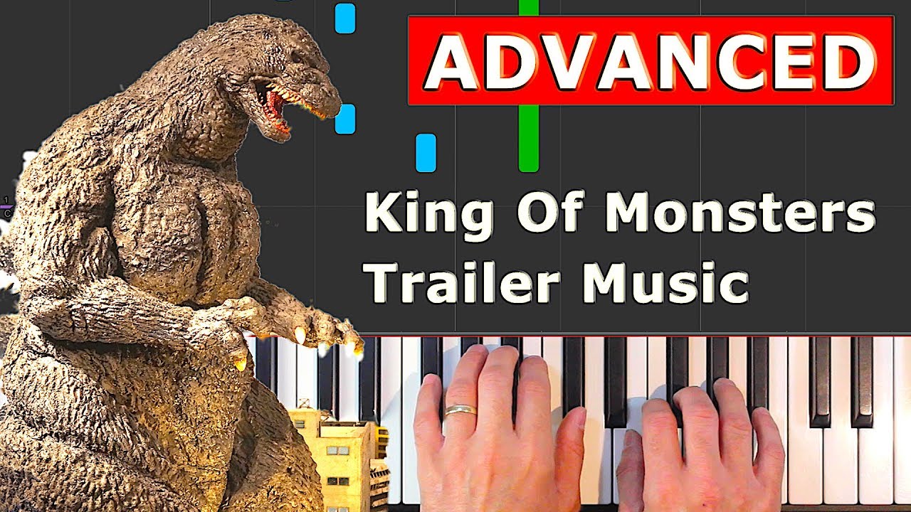 Godzilla: King of the Monsters - Trailer Music - piano tutorial easy (how to play)