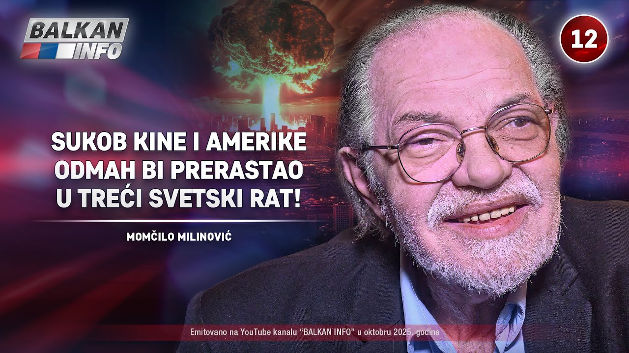 INTERVJU: Momčilo Milinović – Sukob Kine i Amerike bi odmah prerastao u svetski rat! (5.10.2025)