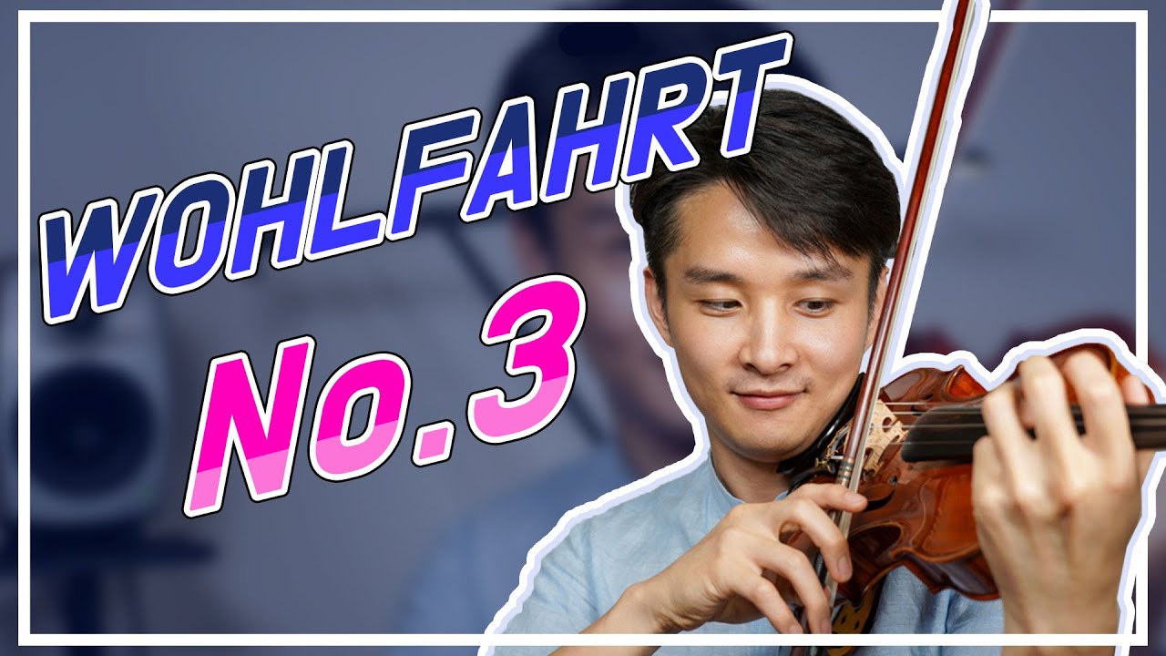 Wohlfahrt Violin Etude No.3 [All Bow Variations] @보찬TV [High Quality Stereo Sound]